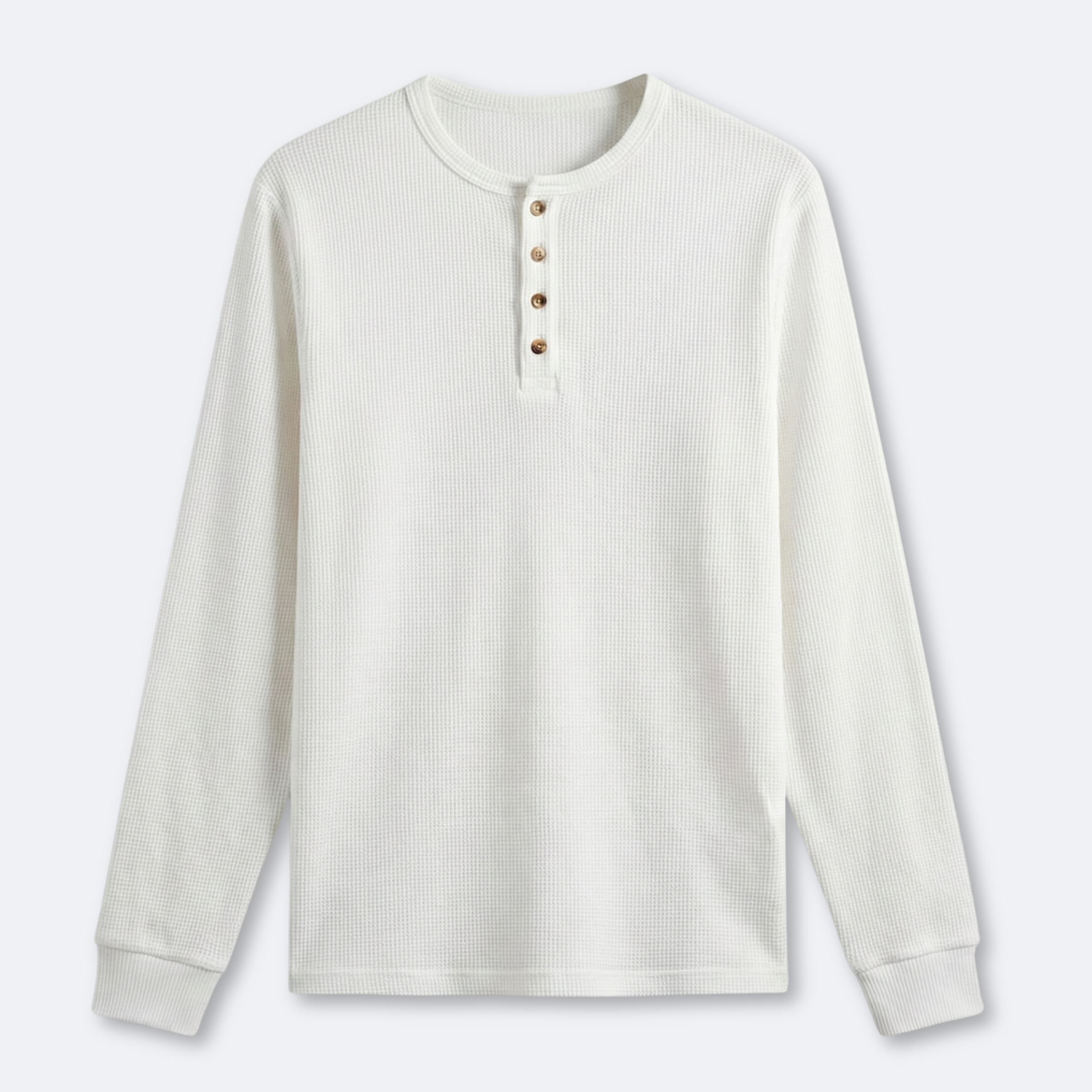 Antonio Waffle Henley Longsleeve