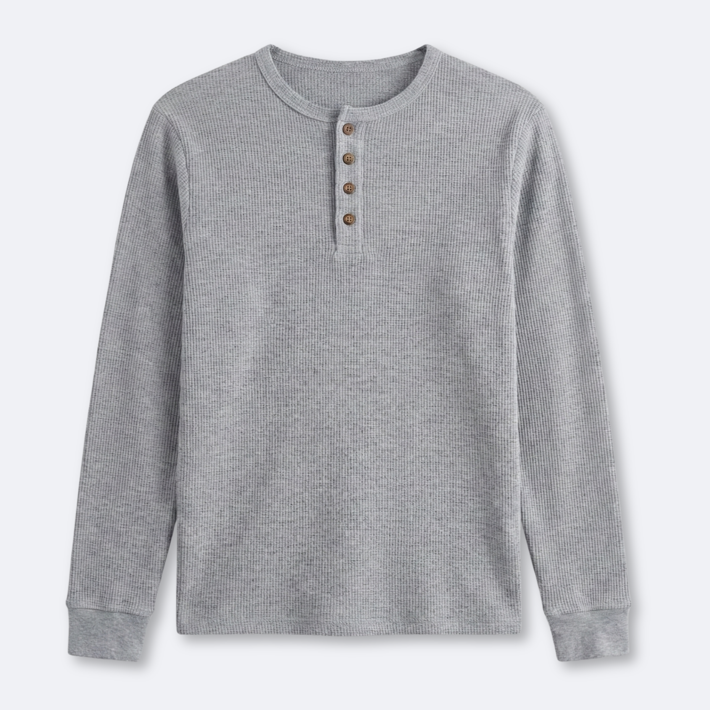 Antonio Waffle Henley Longsleeve