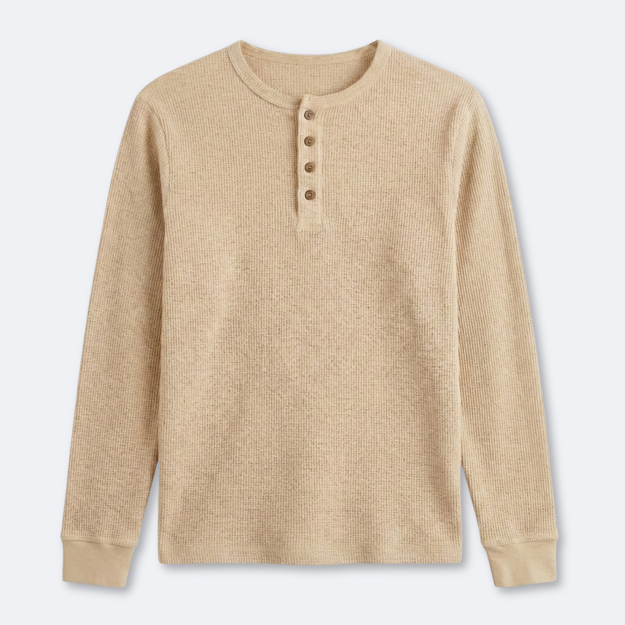 Antonio Waffle Henley Longsleeve