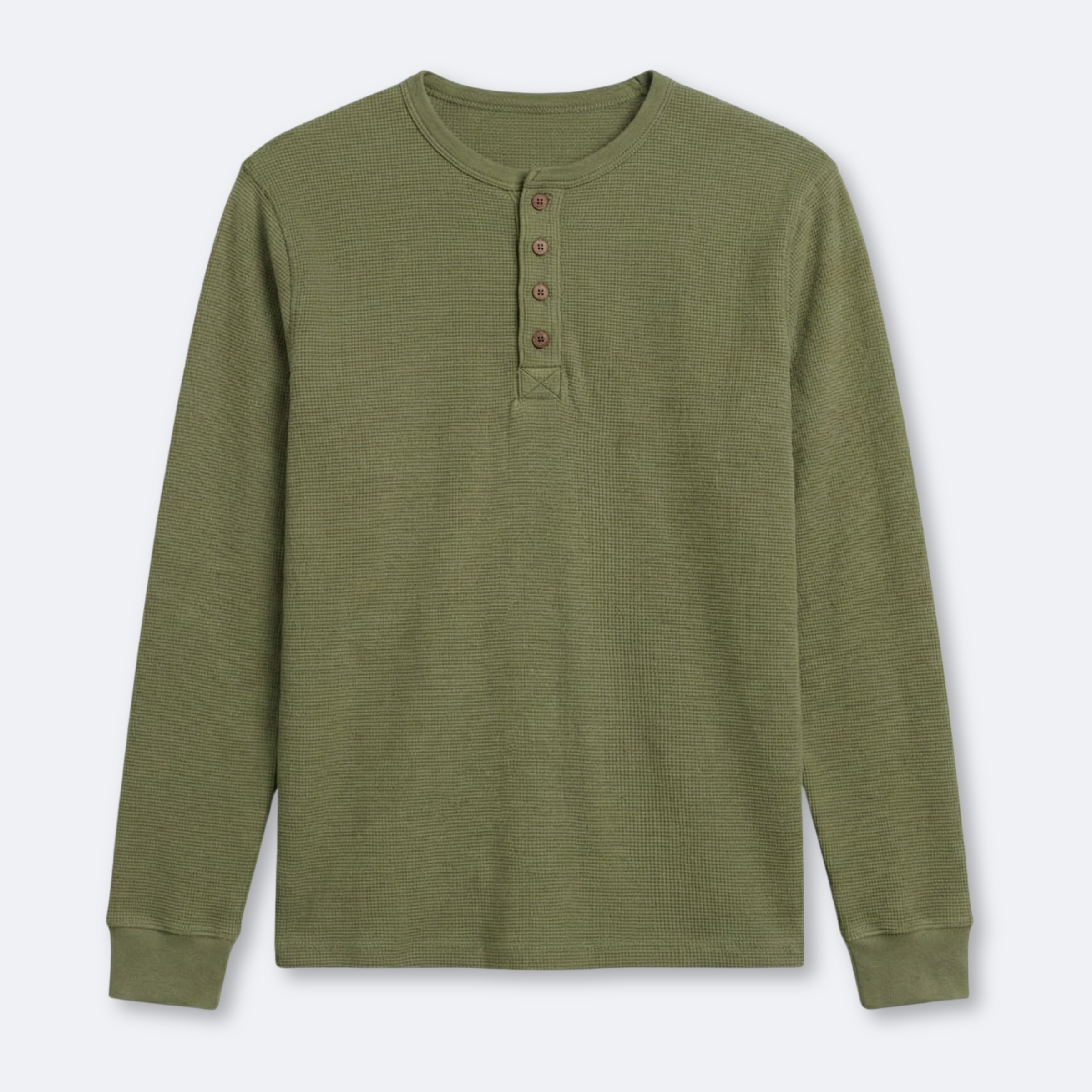 Antonio Waffle Henley Longsleeve
